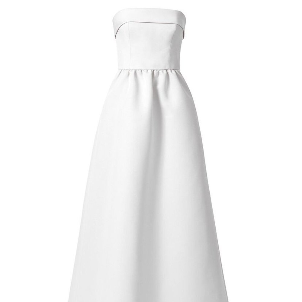 Amsale Rene Dress In Ivory
